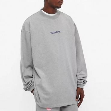 베트멍 남성 그레이 맨투맨 - Veiments Mens Gray Tshirts 