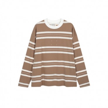 메종 마르지엘라 남성 카멜 긴팔티 - Maison Margiela Mens Camel Tshirts 