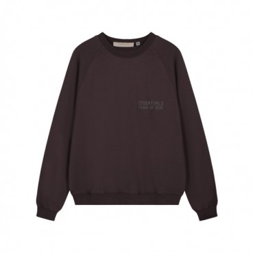 피어오브갓 남성 브라운 맨투맨 - Fear of god Mens Brown Tshirts 