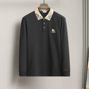 버버리 남성 폴로 블랙 맨투맨 - Burberry Mens Black Tshirts 
