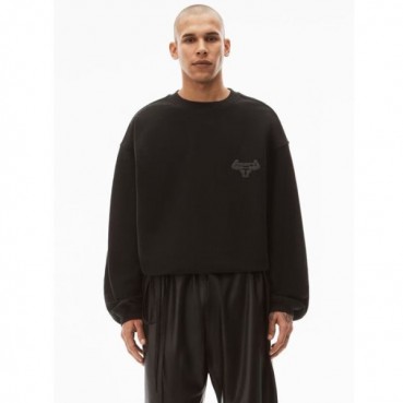 알렉산더왕 남/녀 블랙 긴팔티 - Alexander wang Unisex Black Tshirts 