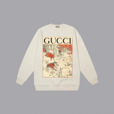 구찌 남성 베이직 화이트 맨투맨 - Gucci Mens White Tshirts 