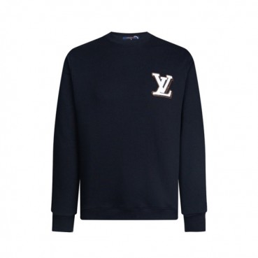 루이비통 남성 블랙 맨투맨 - Louis vuitton Mens Black Tshirts 