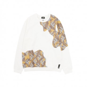 펜디 남성 캐쥬얼 화이트 맨투맨 - Fendi Mens White Tshirts 
