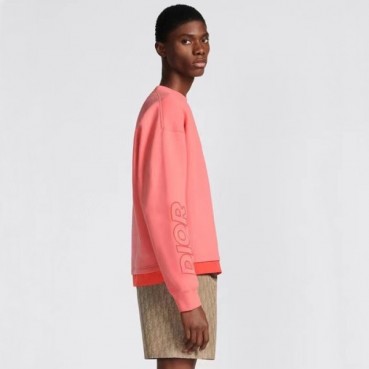 디올 남성 클래식 핑크 맨투맨 - Dior Mens Pink Tshirts 