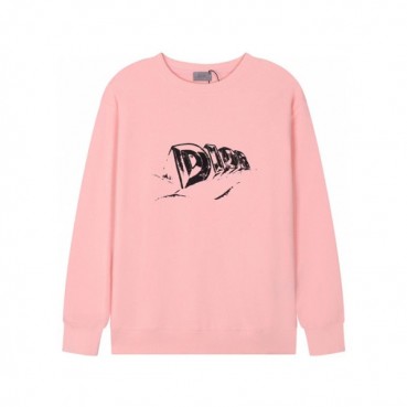 디올 남성 클래식 핑크 맨투맨 - Dior Mens Pink Tshirts 
