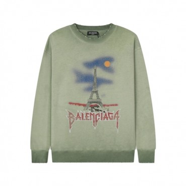 발렌시아가 남성 그린 맨투맨 - Balenciaga Mens Green Tshirts 