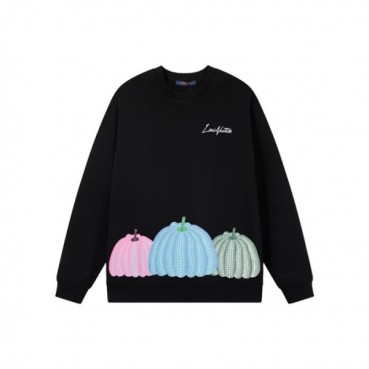 루이비통 남성 블랙 맨투맨 - Louis vuitton Mens Black Tshirts 