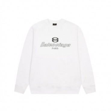 발렌시아가 남성 화이트 맨투맨 - Balenciaga Mens White Tshirts 