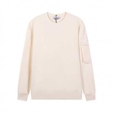 스톤아일랜드 남성 모던 아이보리 맨투맨 - Stone Island Mens Ivory Tshirts 