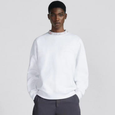 디올 남성 클래식 화이트 맨투맨 - Dior Mens White Tshirts 