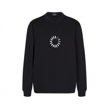 발렌시아가 남성 블랙 맨투맨 - Balenciaga Mens Black Tshirts 