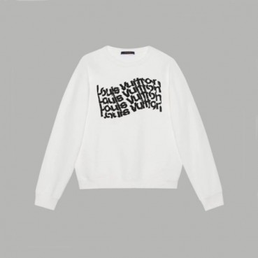 루이비통 남성 화이트 맨투맨 - Louis vuitton Mens White Tshirts 