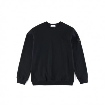스톤아일랜드 남성 모던 블랙 맨투맨 - Stone Island Mens Black Tshirts 