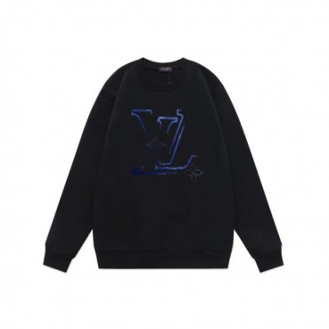 루이비통 남성 블랙 맨투맨 - Louis vuitton Mens Blkack Tshirts 