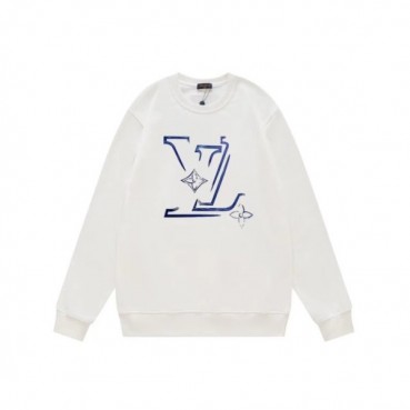 루이비통 남성 화이트 맨투맨 - Louis vuitton Mens White Tshirts 
