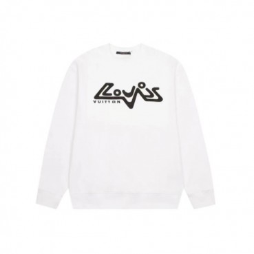루이비통 남성 화이트 맨투맨 - Louis vuitton Mens White Tshirts 