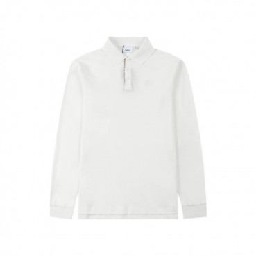 버버리 남성 폴로 화이트 맨투맨 - Burberry Mens White Tshirts 