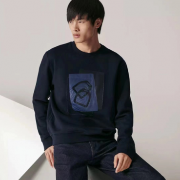 에르메스 남성 모던 네이비 맨투맨 - Hermes Mens Navy Tshirts 