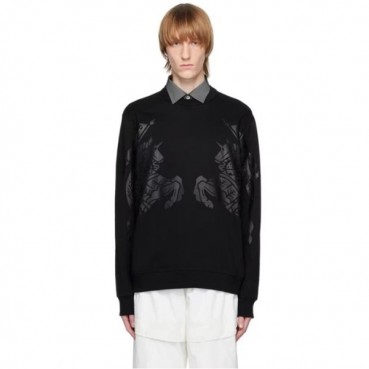 버버리 남성  블랙 맨투맨 - Burberry Mens Black Tshirts 