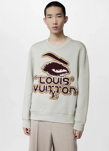 루이비통 남성 그레이 맨투맨 - Louis vuitton Mens Gray Tshirts 