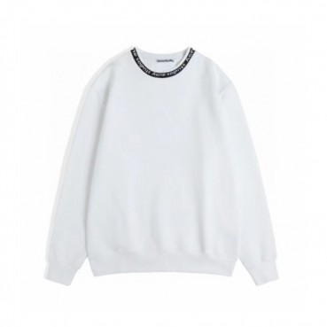 아크네 남성 화이트 크루넥 맨투맨 - Acne Mens White Tshirts 