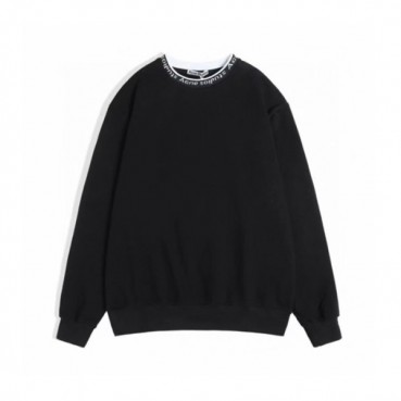 아크네 남성 크루넥 맨투맨 - Acne Mens Black Tshirt 