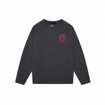 크롬하츠 남성 그레이 맨투맨 - Chrome Hearts Mens Gray Tshirts 