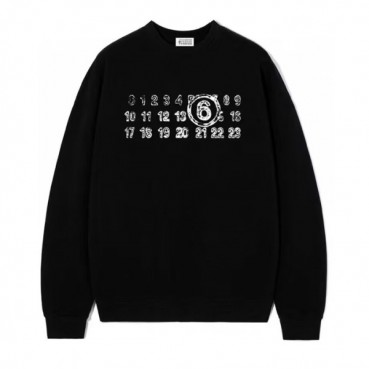 메종 마르지엘라 남성  블랙 맨투맨 - Maison Margiela Mens Black Tshirts 