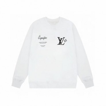 루이비통 남/녀 화이트 맨투맨 - Louis vuitton Unisex White Tshirts 