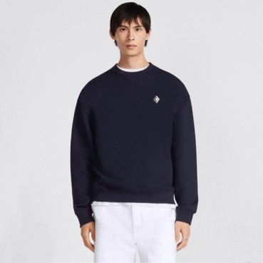 디올 남성 네이비 맨투맨 - Dior Mens Navy Tshirts 