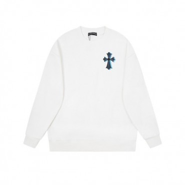 크롬하츠 남성 화이트 맨투맨 - Chrome Hearts Mens White Tshirts 
