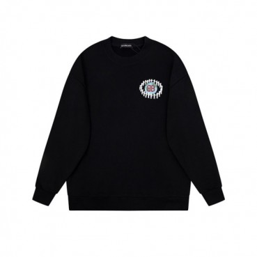 발렌시아가 남/녀 블랙 맨투맨 - Balenciaga Unisex Black Tshirts 