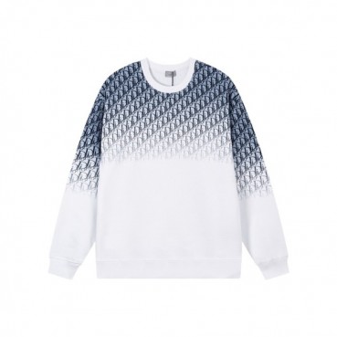 디올 남성 클래식 블루 긴팔티 - Dior Mens Blue Tshirts 