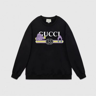 구찌 남성 베이직 블랙 맨투맨 - Gucci Mens Black Tshirts 