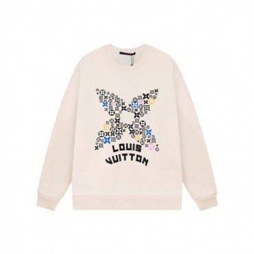 루이비통 남성 모던 아이보리 맨투맨 - Louis vuitton Mens Ivory Tshirts 