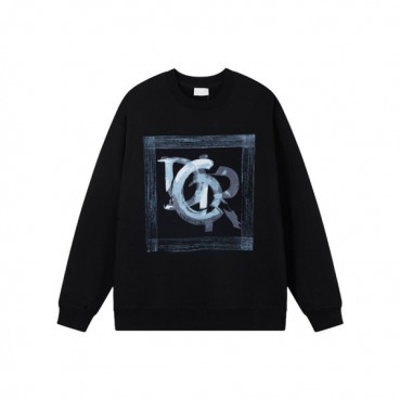 디올 남성 클래식 블랙 긴팔티 - Dior Mens Black Tshirts 
