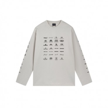 발렌시아가 남/녀 그레이 맨투맨 - Balenciaga Unisex Gray Tshirts 