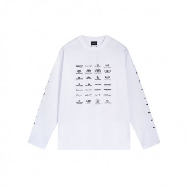 발렌시아가 남/녀 화이트 맨투맨 - Balenciaga Unisex White Tshirts 