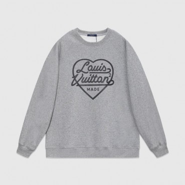 루이비통 남성 모던 그레이 맨투맨 - Louis vuitton Mens Gray Tshirts 