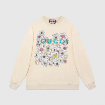 구찌 남성 베이직 아이보리 맨투맨 - Gucci Mens Ivory Tshirts 