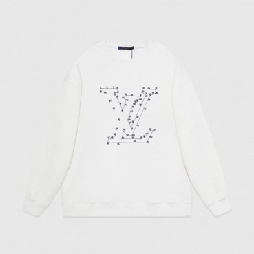 루이비통 남성 모던 화이트 맨투맨 - Louis vuitton Mens White Tshirts 