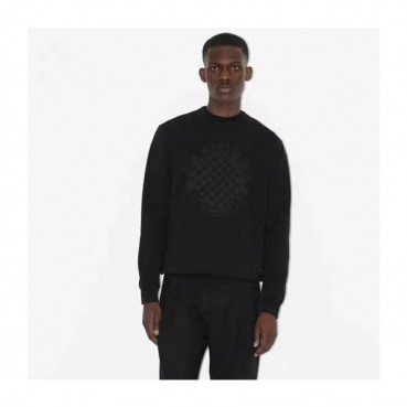 버버리 남성 크루넥 블랙 맨투맨 - Burberry Mens Black Tshirts 