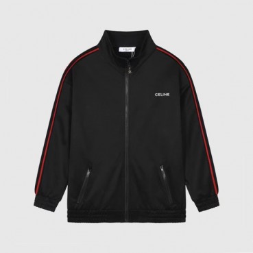 셀린느 남성 블랙 집업 맨투맨 - Celine Mens Black Tshirts 