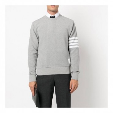 톰브라운 남성 캐쥬얼 그레이 맨투맨 - Thom Browne Mens Gray Tshirts 