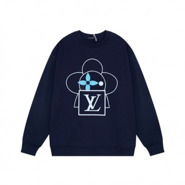 루이비통 남성 모던 네이비 맨투맨 - Louis vuitton Mens Navy Tshirts 