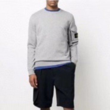 스톤아일랜드 남성 모던 그레이 맨투맨 - Stone Island Mens Gray Tshirts 