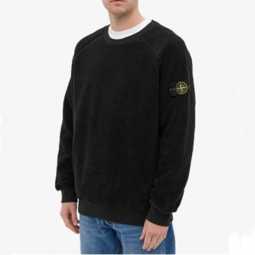 스톤아일랜드 남성 모던 블랙 맨투맨 - Stone Island Mens Black Tshirts 