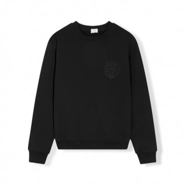 디올 남성 클래식 블랙 맨투맨 - Dior Mens Black Tshirts 