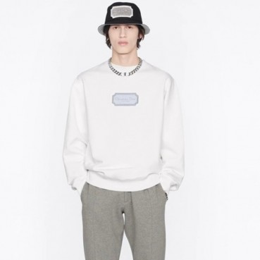 디올 남성 화이트 맨투맨 - Dior Mens White Tshirts 